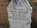 Ida Lily BIELEFELD, daughter,
born 14 Aug 1902 died 21 Jan 1905;
Marburg Lutheran Cemetery, Ipswich