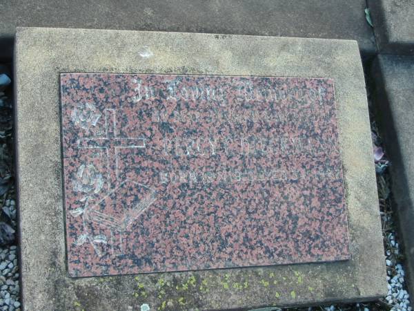 Percy C. DIECKMANN, husband father,  | born 19-11-1910 died 3-11-1982;  | Marburg Lutheran Cemetery, Ipswich  | 