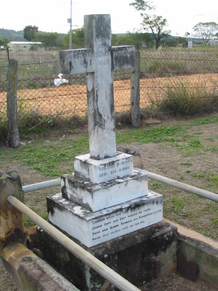 Carl Friederich Wilhelm RICK,  | born 2 July 1884 died 2 Dec 1909;  | Marburg Lutheran Cemetery, Ipswich  | 