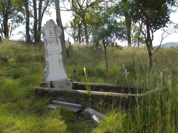 Susan,  | wife of John William HERRING,  | died 11? Aug 1898 aged 48 years;  | Maroon General Cemetery, Boonah Shire  | 