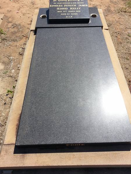Edward Patrick James KELLY (Eddie)  | d: 31-Mar-1979, aged 42  |   | Meandarra cemetery  | Copyright Dr Matt Barton  | 