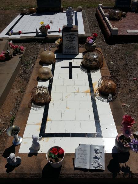 Kenerick John O'TOOLE  | d: 22-Jan-1954, aged 2y 5mo  | sister: Esmay  |   | Meandarra cemetery  | Copyright Dr Matt Barton  | 