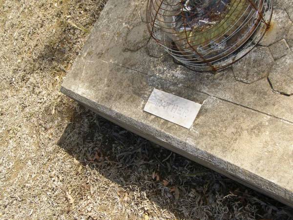 Norman H. NOTHDURFT,  | husband father,  | died 31 Dec 1961 aged 58 years;  | Shirley M. NORTHDURFT,  | daughter sister,  | died 20 April 1962 aged 17 years;  | Evelyn E. NOTHDURFT,  | mother,  | died 23 Aug 1971 aged 63 years;  | Meringandan cemetery, Rosalie Shire  | 