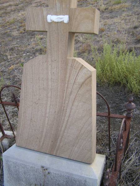 Frederick William NOTHDORFT,  | died 1 April 1909? aged 20? years;  | Meringandan cemetery, Rosalie Shire  | 