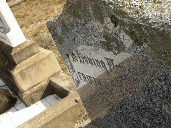 Friedrich SPERLING,  | 1876 - 1940;  | Meringandan cemetery, Rosalie Shire  | 