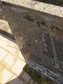 
Herman Charles JENSEN,
husband father,
died 28 Aug 1956 aged 81 years;
Bertha JENSEN,
mother,
died 10 Sept 1967 aged 83 years;
Meringandan cemetery, Rosalie Shire
