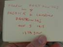 
Carl BARTKOWSKI,
husband of Wilhelmina BARTKOWSKI,
born Mourengen? Germany 7? Sept 1831,
died 22 Feb 1916 aged 83 years;
Minnie BARTKOWSKI,
mother,
died 13 Apr 1933 aged 89 years;
Thedor BARTKOWSKI,
son of Fredick & Caroline BARTKOWSKI,
died 5 Nov 1915 in 13th year;
Meringandan cemetery, Rosalie Shire
