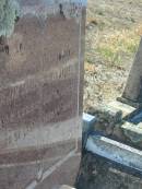 
William ANDREW,
father,
died 23 Oct 1932 aged 92 years;
Louisa ANDREW,
mother,
died 20 Feb 1916 aged 72 years;
Meringandan cemetery, Rosalie Shire
