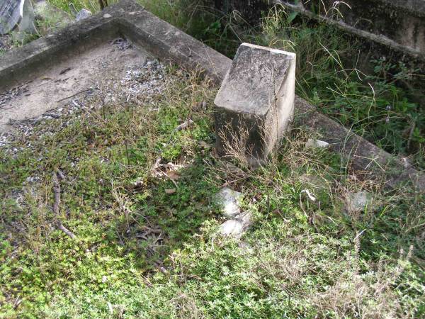 M? HANSON,  | died 10 May 1927 aged ?5 years;  | ?? HANSON,  | died 14 June ?? aged 87 years;  | Milbong General Cemetery, Boonah Shire  |   | Research contact: Gay Fielding  | Descendants of Mary MEIKLE  | 1. MARY MEIKLE ( was born 24 March 1850 in Waterside, Ayrshire, Scotland, and died 10 May 1927 in Milbong Queensland Ausralia. . She married (2) JAMES PETER HANSON 29 December 1874 in Six Mile Creek,Via Ipswich Queensland Australia. He was born 1841 in Eskdale, Finland, and died 14 June 1929 in Milbong, Queensland, Australia.  | Children of MARY MEIKLE and JAMES HANSON are:  | 3. ii. MARY CECILIA  HANSON, b. 15 December 1875; d. 14 January 1898, MILBONG, QLD  | 4. iii. JANE MATILDA HANSON, b. 19 April 1877, BUNDAMBA, WEST MORETON, QLD; d. 30 May 1959, BOONAH, QLD.  | 5. iv. WILLIAM GEORGE HANSON, b. 16 January 1879, Bundamba, West Moreton, Queensland, Australia; d. 3 April 1961, Wondai, Queensland, Australia.  | 6. v. JANET MEIKLE HANSON, b. 19 April 1882; d. 8 March 1965.  | 7. vi. JAMES PETER HANSON, b. 27 September 1884; d. 7 March 1921, MILBONG, QLD.  |   | 