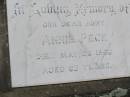 
Annie PECK, aunt,
died 23 May 1953? aged 35? years;
Milbong St Lukes Lutheran cemetery, Boonah Shire
