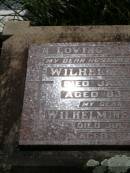 
Wilhelm J. WENZEL,
husband father,
died 7 Jan 1971 aged 83 years;
Wilhelmine J. WENZEL,
mother,
died 19 July 1975 aged 80 years;
Milbong St Lukes Lutheran cemetery, Boonah Shire
