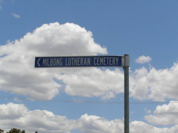 Milbong St Luke's Lutheran cemetery, Boonah Shire  | 