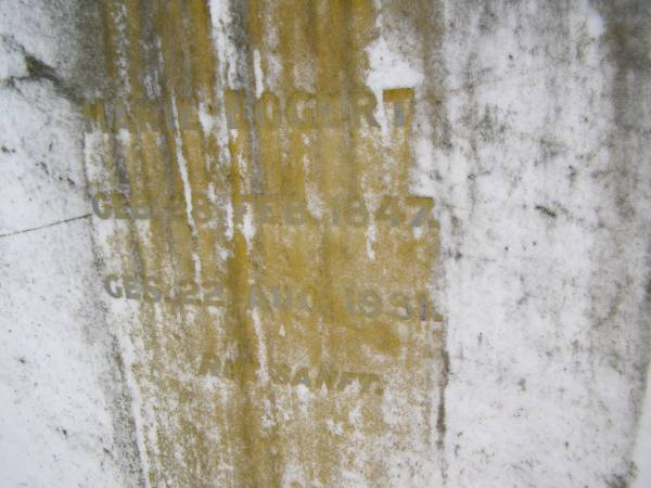 Marie BOGERT,  | born 28 Feb 1847 died 22 Aug 1931;  | Milbong St Luke's Lutheran cemetery, Boonah Shire  | 