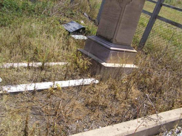 Louise Marie H. STENZEL,  | died Jan? 1872?;  | Milbong St Luke's Lutheran cemetery, Boonah Shire  | 