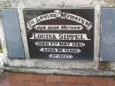 
Louisa SIPPEL, mother,
died  May 1961 aged 90 years;
Minden Baptist, Esk Shire
