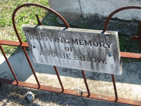 Amalie BULOW  | Minden Zion Lutheran Church Cemetery  | 