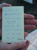 Gustav E NEUENDORFF
May 7 1950 aged 64
Martha A NEUENDORFF
Oct 20 1980 aged 93
MindenCoolana - St Johns Lutheran