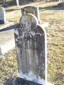 
Wilhelm Adolph MULLER,
born 6 March 1891 died 21 Nov 1899;
St Johns Evangelical Lutheran Church, Minden, Esk Shire
