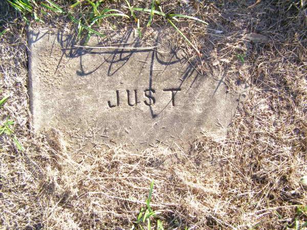 JUST;  | St Johns Evangelical Lutheran Church, Minden, Esk Shire  | 