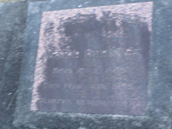 Mary BURGESS,  | born April 1898,  | died Feb 1983;  | Mooloolah cemetery, City of Caloundra  |   |   | 