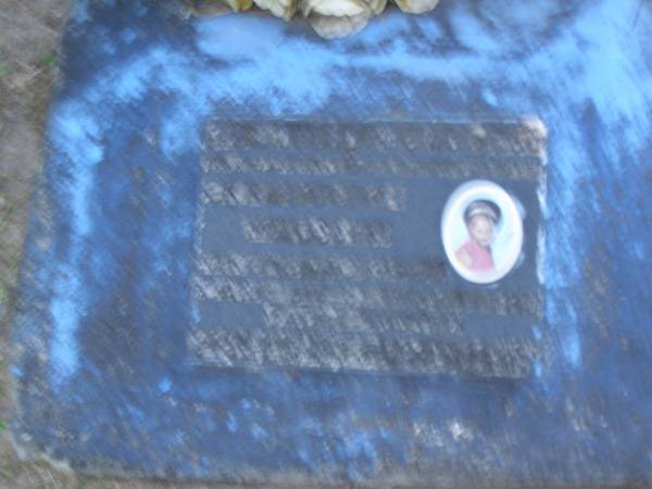 Erica Leigh MADSSEN,  | died 5-4-87 aged 9 years;  | Mooloolah cemetery, City of Caloundra  | [REDO]  |   |   | 