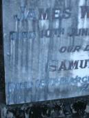 
James Wishart NISBET,
brother,
died 10 June 1958 aged 55 years;
Samuel NISBET,
brother,
died 18 March 1974 aged 73 years;
Mooloolah cemetery, City of Caloundra

