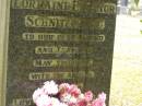 
Lorraine Eleanor SCHNITZERLING,
27-?-43 - 27-5-94;
Mooloolah cemetery, City of Caloundra
[REDO]


