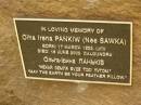 
Olha Irena PANKIW (nee SAWKA),
born Lviv 17 March 1922
died Caloundra 16 June 2003;
Mooloolah cemetery, City of Caloundra
