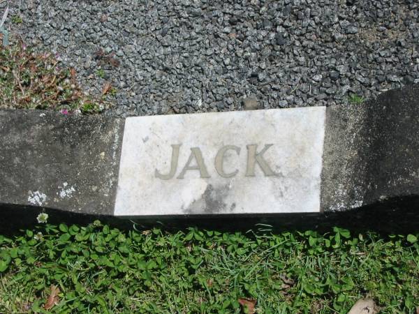 Eileen May RYAN,  | sister,  | died 18 Oct 1954 aged 66 years;  | John (Jack),  | husband,  | died 18 May 1946 aged 58 years;  | Moore-Linville general cemetery, Esk Shire  | 