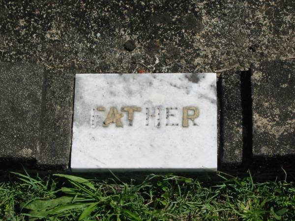 Thomas James RYAN,  | father,  | died 26 Dec 1938 aged 73 years;  | Moore-Linville general cemetery, Esk Shire  | 