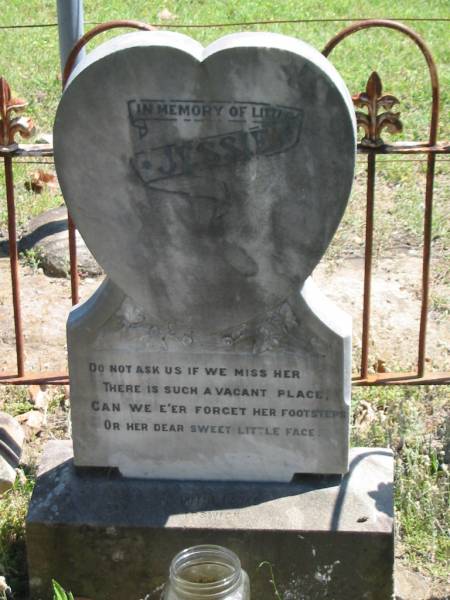 Jessie;  | Moore-Linville general cemetery, Esk Shire  | 