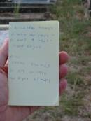 
William STOKES
born May 20 1845
Died July 9 1905
aged 60 years

also
Sarah STOKES
D 10 Apr 1950
aged 84 yrs 6 months

research contact: Susan Travers shopsuey@optusnet.com.au

Mt Walker HistoricPublic Cemetery, Boonah Shire, Queensland

