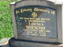 Lousia BRIESCHKE
6 Jun 1977, aged 71
Mount Beppo Apostolic Church Cemetery