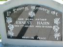 Ernest HAHN
17 Aug 1971, aged 79
Mount Beppo Apostolic Church Cemetery