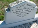 Gloria P TETZLAFF
27 Jun 1930, aged 4
Mount Beppo Apostolic Church Cemetery