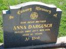 Anna DARGUSCH
28 Nov 1978, aged 81
Mount Beppo Apostolic Church Cemetery