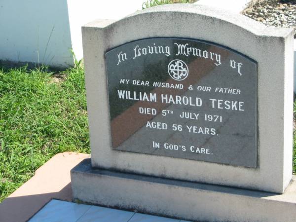 William Harold TESKE  | 5 Jul 1971, aged 56  | Mount Beppo Apostolic Church Cemetery  | 