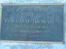 
Edna May THOMASON; B: 3 Mar 1922; D: 28 Nov 1979; cremated Albany Creek
Mt Mee Cemetery, Caboolture Shire
