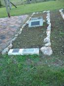 
Arthur John THOMAS; B: 11 Jul 1929; D: 10 Dec 1998; aged 69
Elsie Margaret HODGSON; D: 26 Nov 1958; aged 36
Douglas Fraser HODGSON; B: 11 Sep 1919; D: 20 Mar 1975
Mt Mee Cemetery, Caboolture Shire
