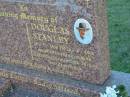 
Douglas STANLEY
B: 29 May 1930; D: 26 Aug 1995
husband of Mae
Gail, Colleen, John
Mt Mee Cemetery, Caboolture Shire

