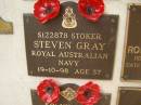 Steven GRAY, 19-10-1998, aged 37
War Memorial, Elsie Laver Park, Mudgeeraba