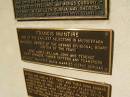 Francis McINTIRE
one of the earliest selectors in Mudgeeraba. Inaugral member of the Nerang Divisional Board. Justice of the Peace.
Sons James, William, John and Terence.
Dairy farmers, timber getters and teamsters
Eldest daughter Maria married Pierce Berigan
Pioneers Memorial, Elsie Laver Park, Mudgeeraba