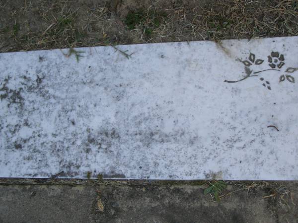 Bill HURREY,  | died 5 May 1990 aged 72 years;  | Mudgeeraba cemetery, City of Gold Coast  | 