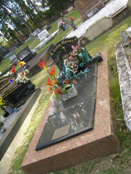 Adelaide Marie DEVERGE,  | 27?-1-1906 - 22-9-1991;  | Roger Andre DEVERGE,  | 17-7-1912 - 13-3-2003,  | husband of Adelaide,  | father of Robert & Jacques;  | Mudgeeraba cemetery, City of Gold Coast  | 