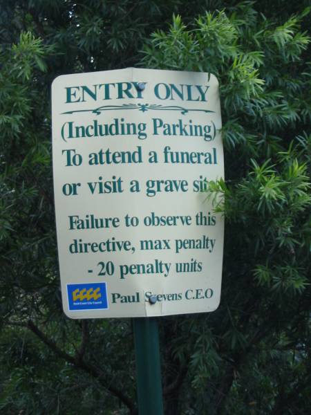 Mudgeeraba cemetery, City of Gold Coast  | 