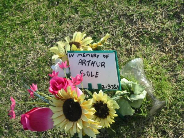 Arthur SOLE;  | Mudgeeraba cemetery, City of Gold Coast  | 