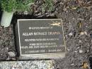 
Allan Ronald DRAPER,
reunited with Pat,
remembered by Helen, Ian, Judy, Kelvin, Lauren & Gavin;
Mudgeeraba cemetery, City of Gold Coast
