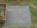 
William Henry CLARK,
born 24-11-1927,
died 24-4-1999 aged 71 years,
husband dad grandad;
Mudgeeraba cemetery, City of Gold Coast
