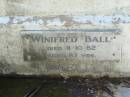 
Leonard Ernest BALL (Sonnie),
died 10 June 1930 aged 9 years & 5 months;
Arthur BALL, dad,
died 11 May 1963 aged 69 years;
Winifred BALL,
died 8-10-82 aged 87 years;
Mundoolun Anglican cemetery, Beaudesert Shire
