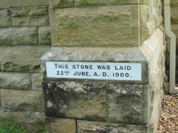 St John the Evangelist Anglican Church;  | Mundoolun Anglican cemetery, Beaudesert Shire  | 